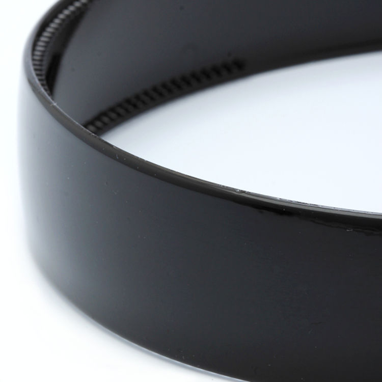 Picture of 6349 / 3494 2.5CM WIDE BLACK PLASTIC ALICEBAND